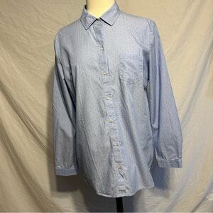 The‎ Limited Essential Shirt Woman XL Polka Dot Blouse Top Working Girl Cotton